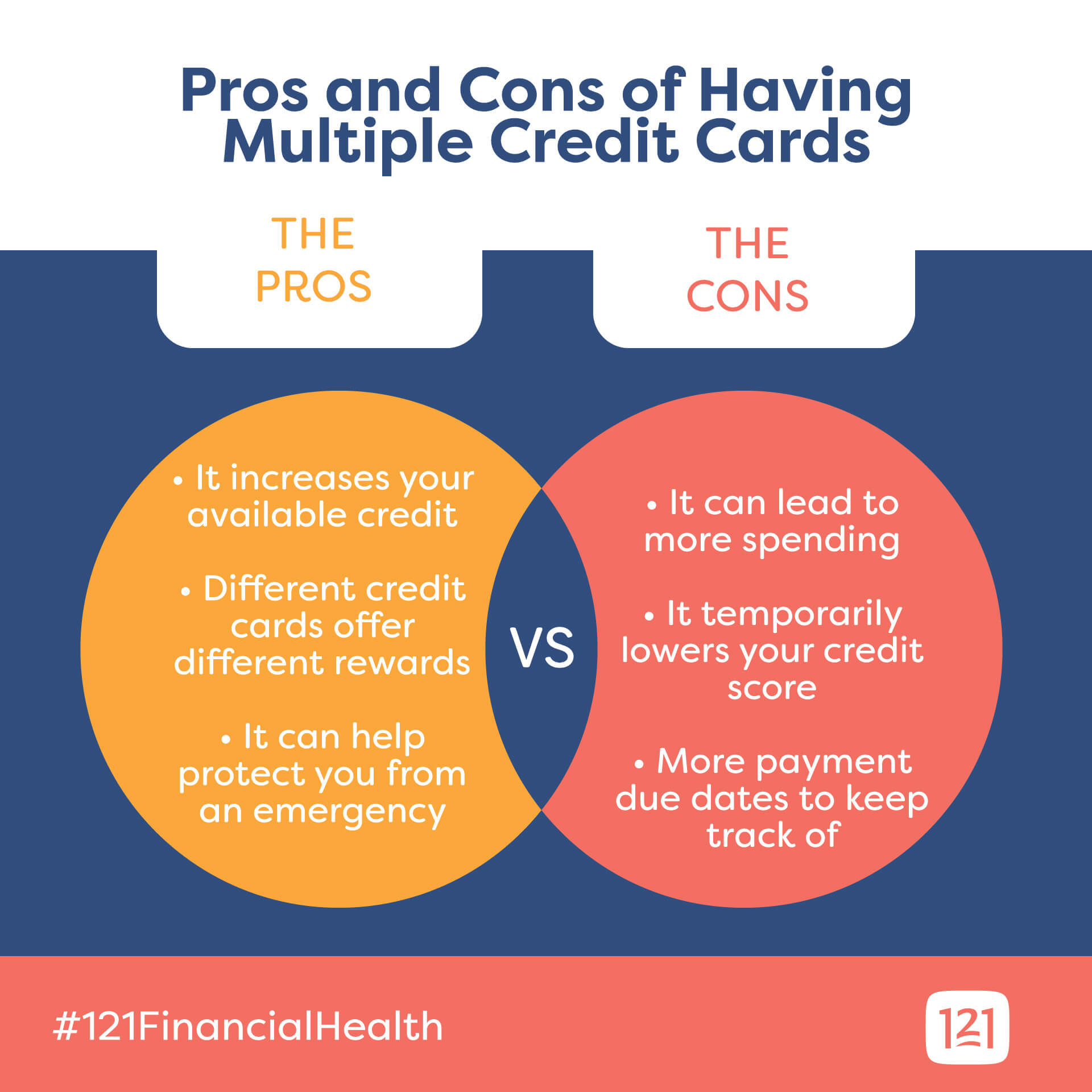 Pros and cons of having multiple credit cards